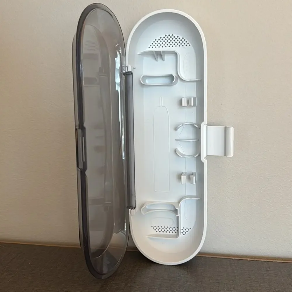 PHILIPS -new- Electric Toothbrush Gray Travel Case Accessory Holder